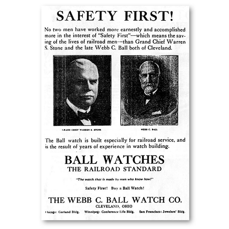 Ball watch company history sale