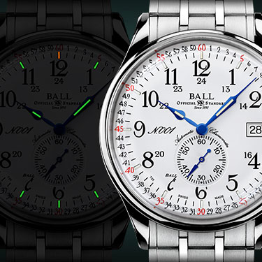 ball watch trainmaster standard time