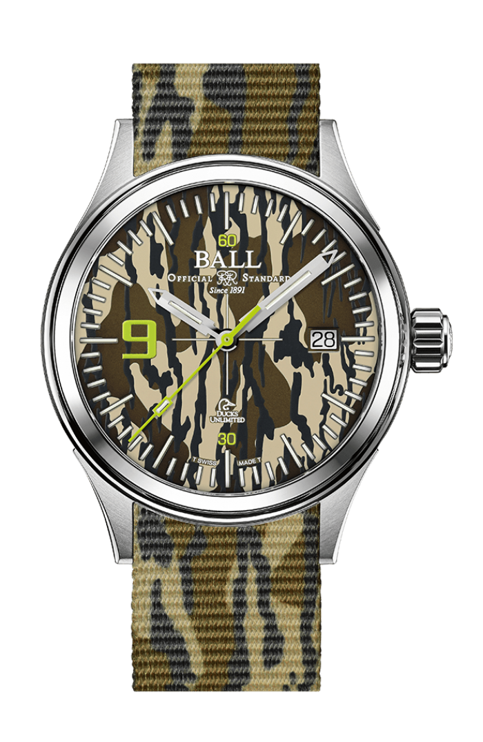Fireman Ducks Unlimited Camouflage with free NATO strap