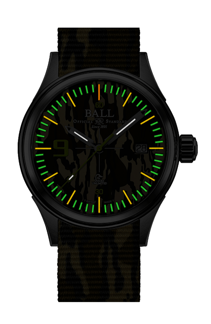 Fireman Ducks Unlimited Camouflage with free NATO strap